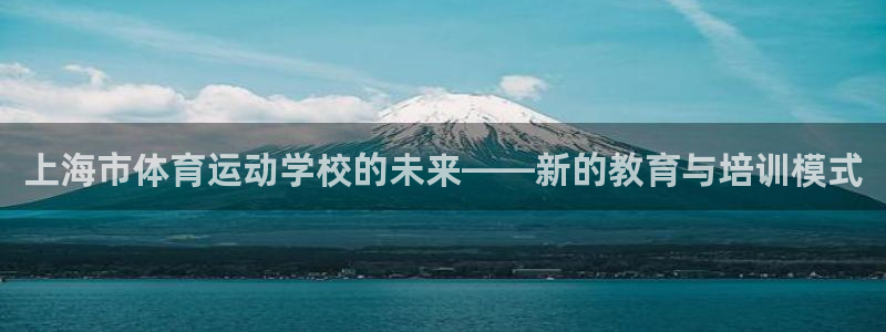 欧亿体育官方正版app五金厂：上海市体育运动学校的未来——新